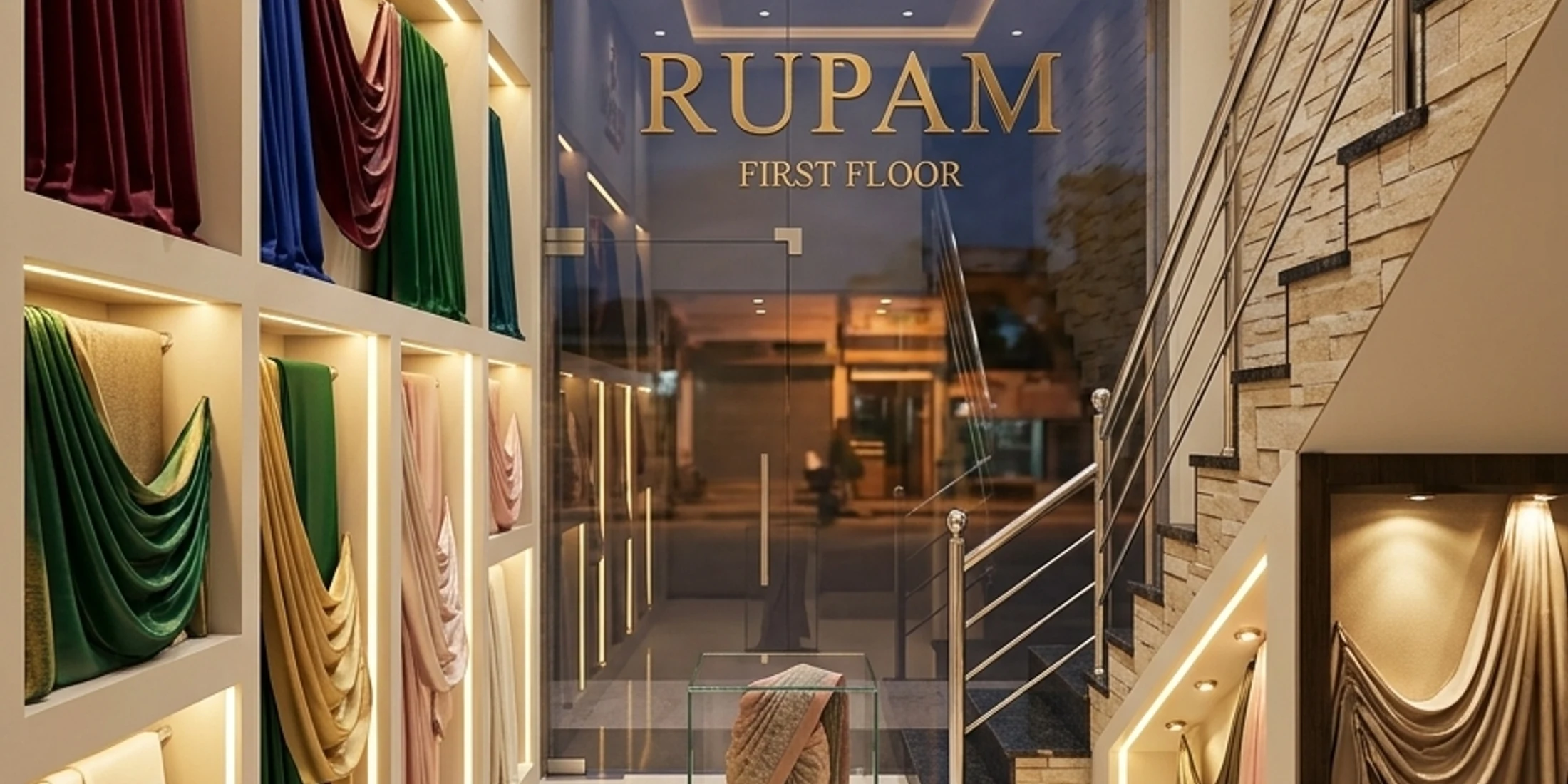 Haute Couture Textiles and Handcrafted Weaves Showroom