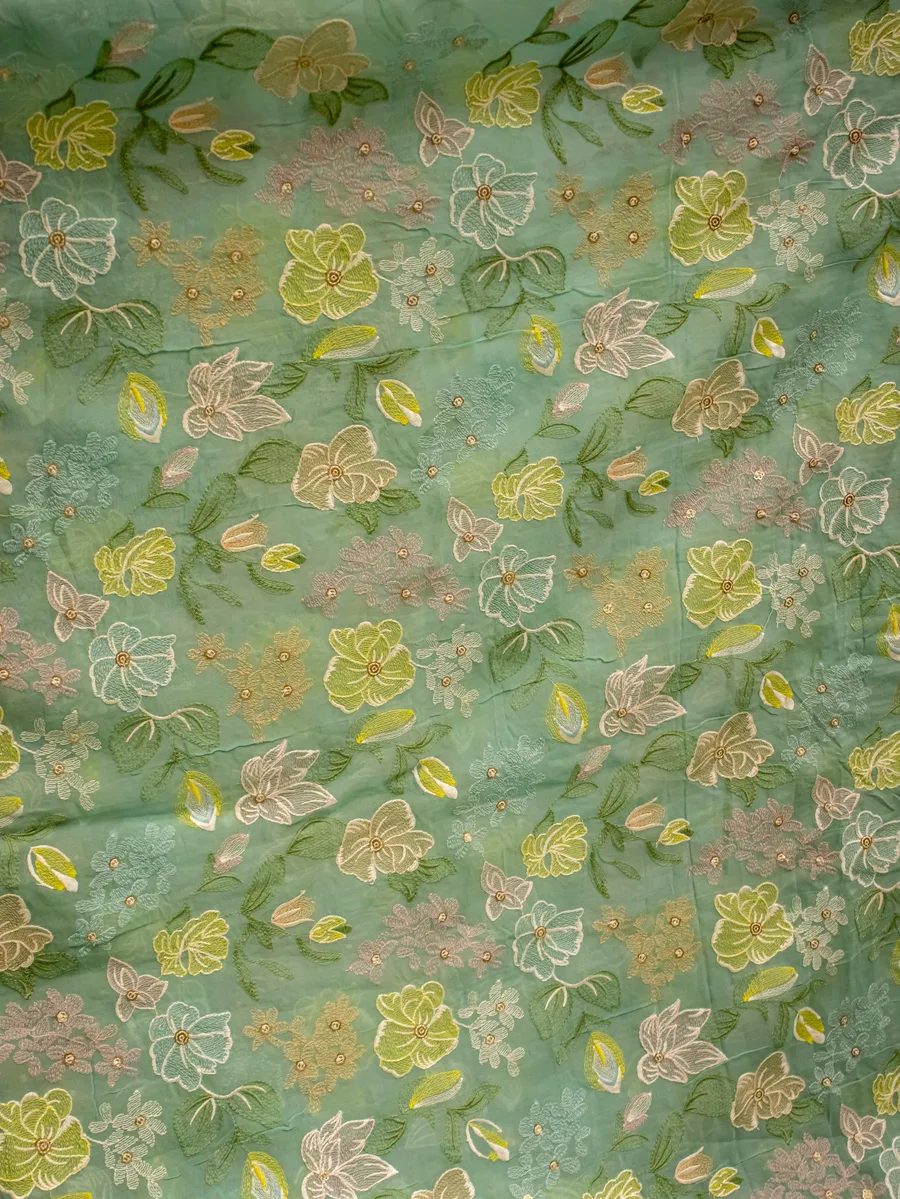 Viscose Organza Embroidery