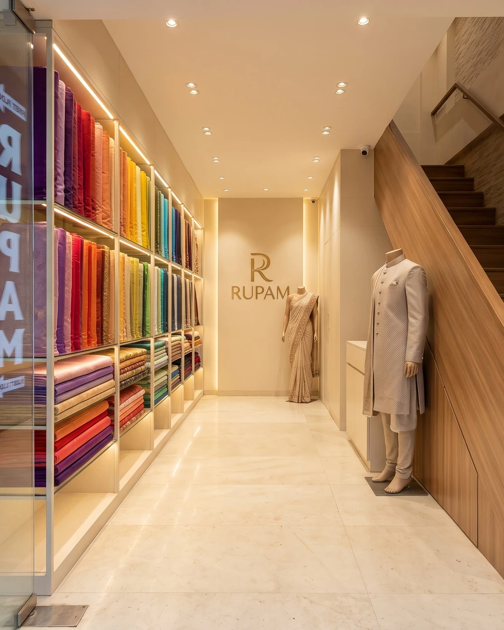 Rupam Sarees Showroom Interior